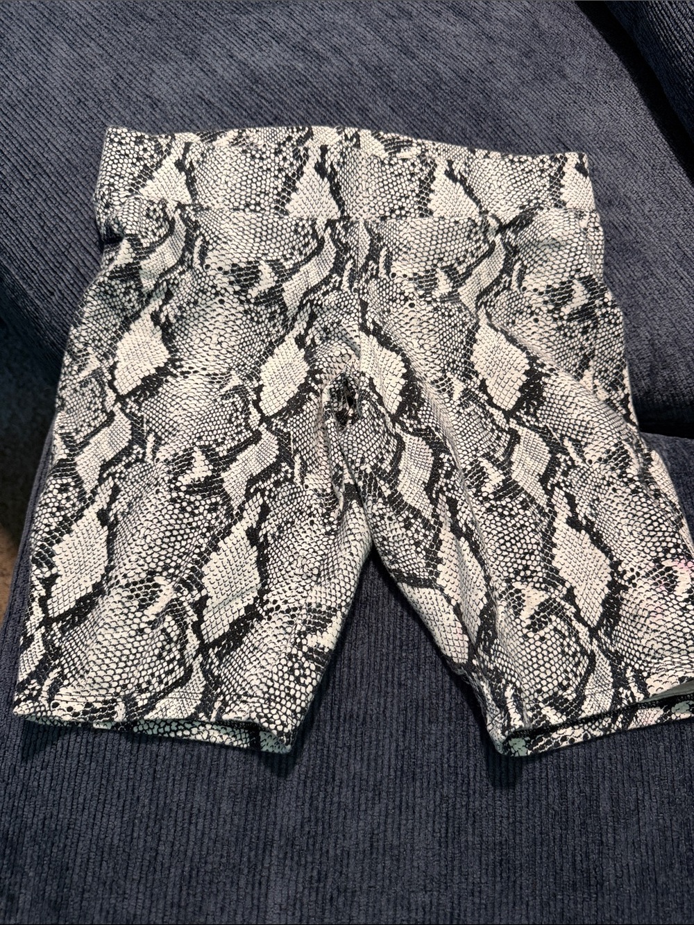 torrid Black & White Snakeskin Bike Shorts